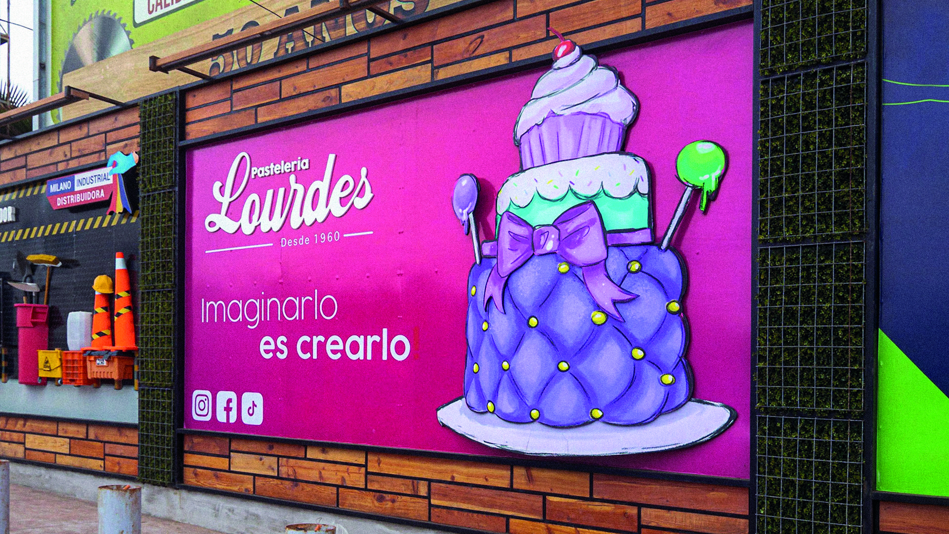 Pastelería Lourdes — Pastel ilustrado