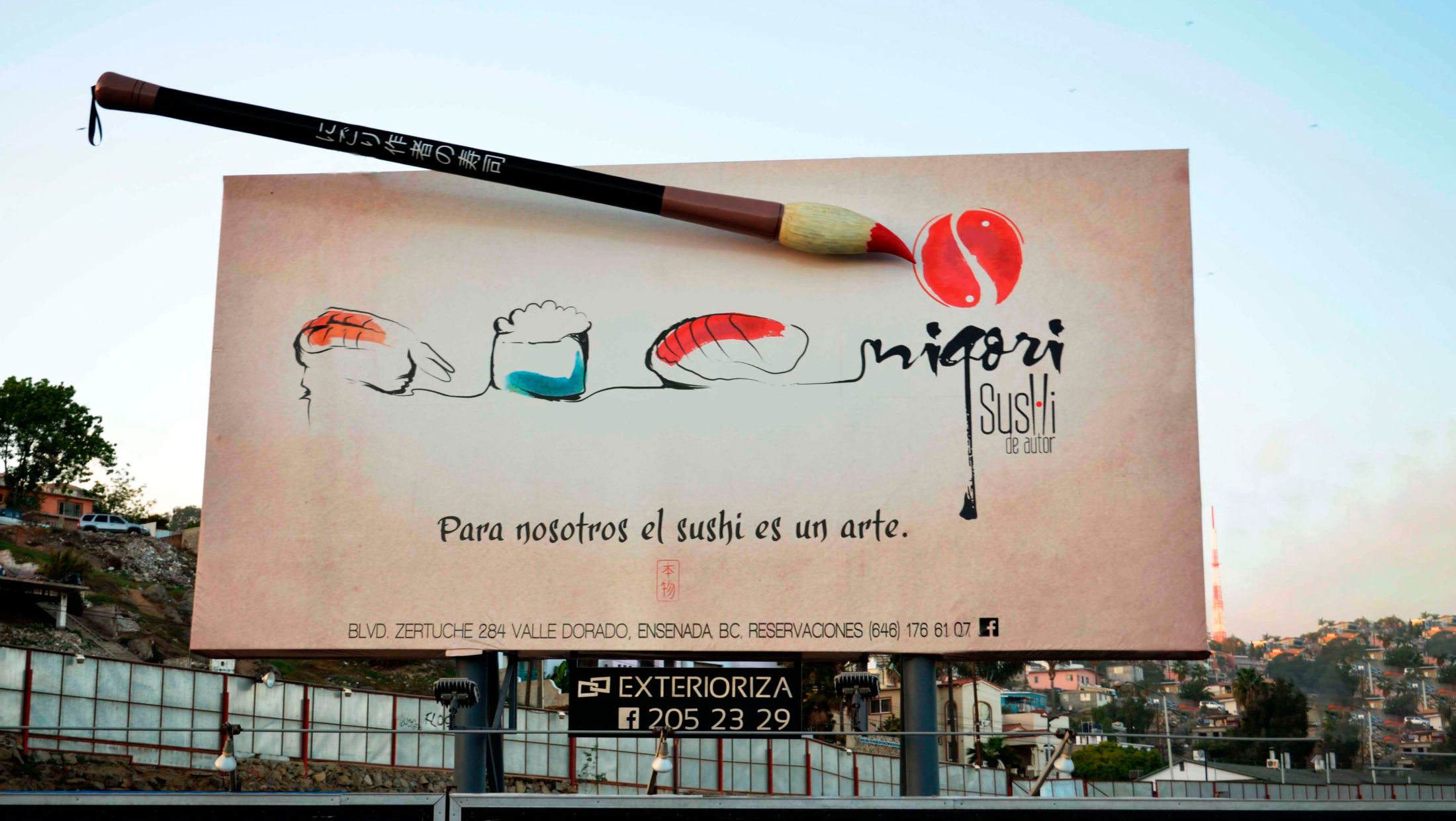 Nigori Sushi — Arte 3D por Exterioriza